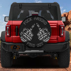 FAFO skeleton tire cover with backup camera hole