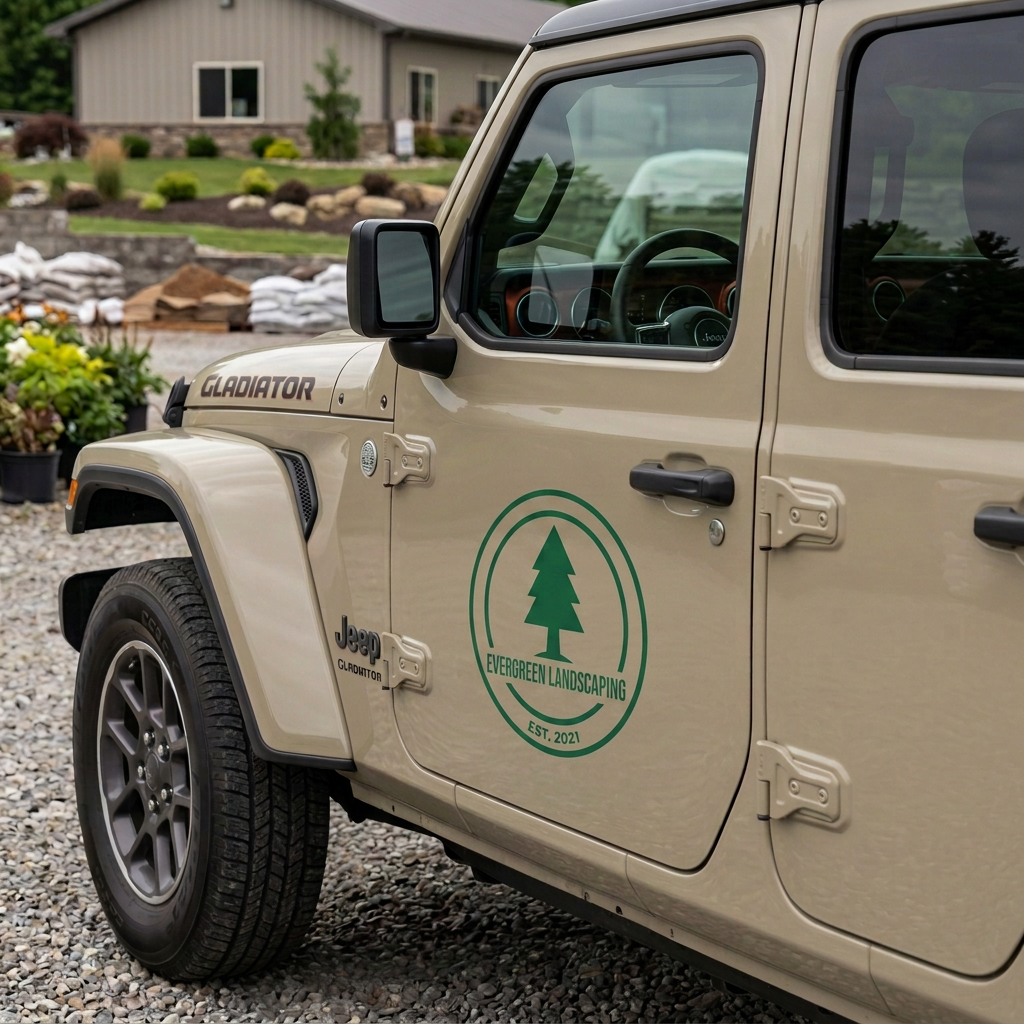 Custom Logo Vinyl Transfer Decal