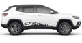 Mountain Forest 2Pcs Side Panel Vinyl Decal Fit 2022 Jeep Compass 2017+