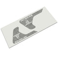 Black Gadsden flag blackout vent decal applied to JL Wrangler or JT Gladiator fender vent
