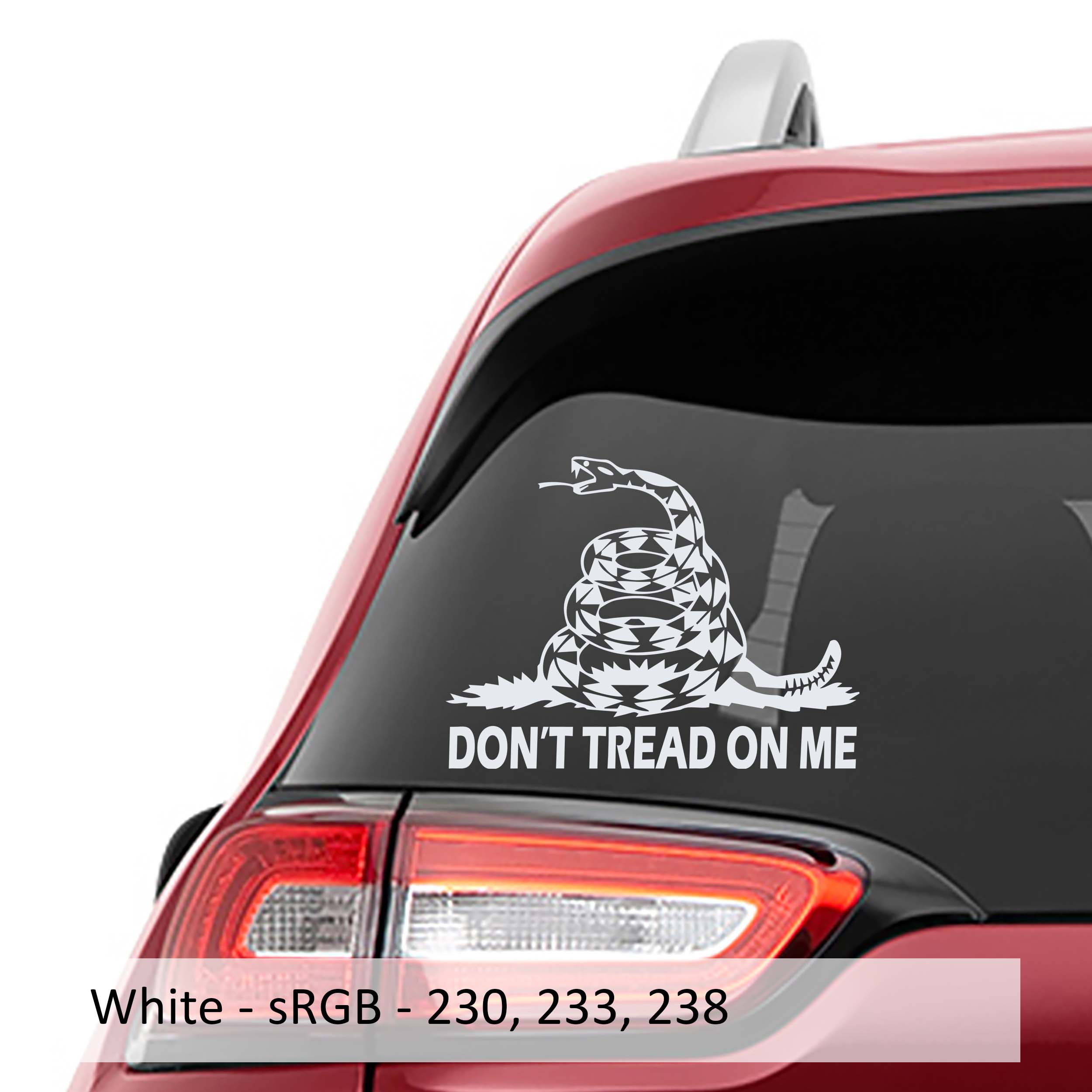 Gadsden Flag Dont Tread On Me Vinyl Decal