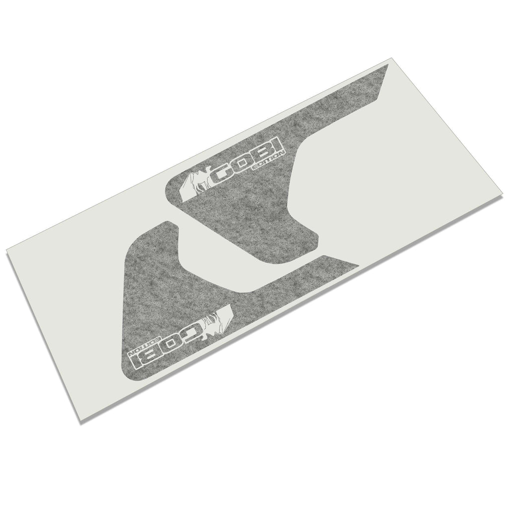 Gobi Edition fender vent transfer decal pair on backing sheet for Jeep Wrangler JL Gladiator JT