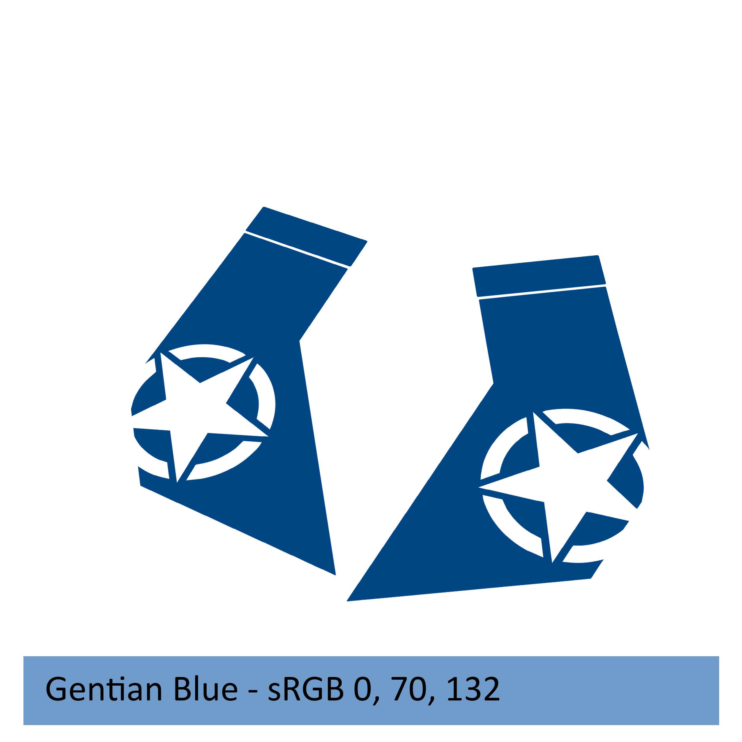 Green blue Alfa Romeo star bodyside decal for 2020+ Jeep Gladiator JT cab side graphic