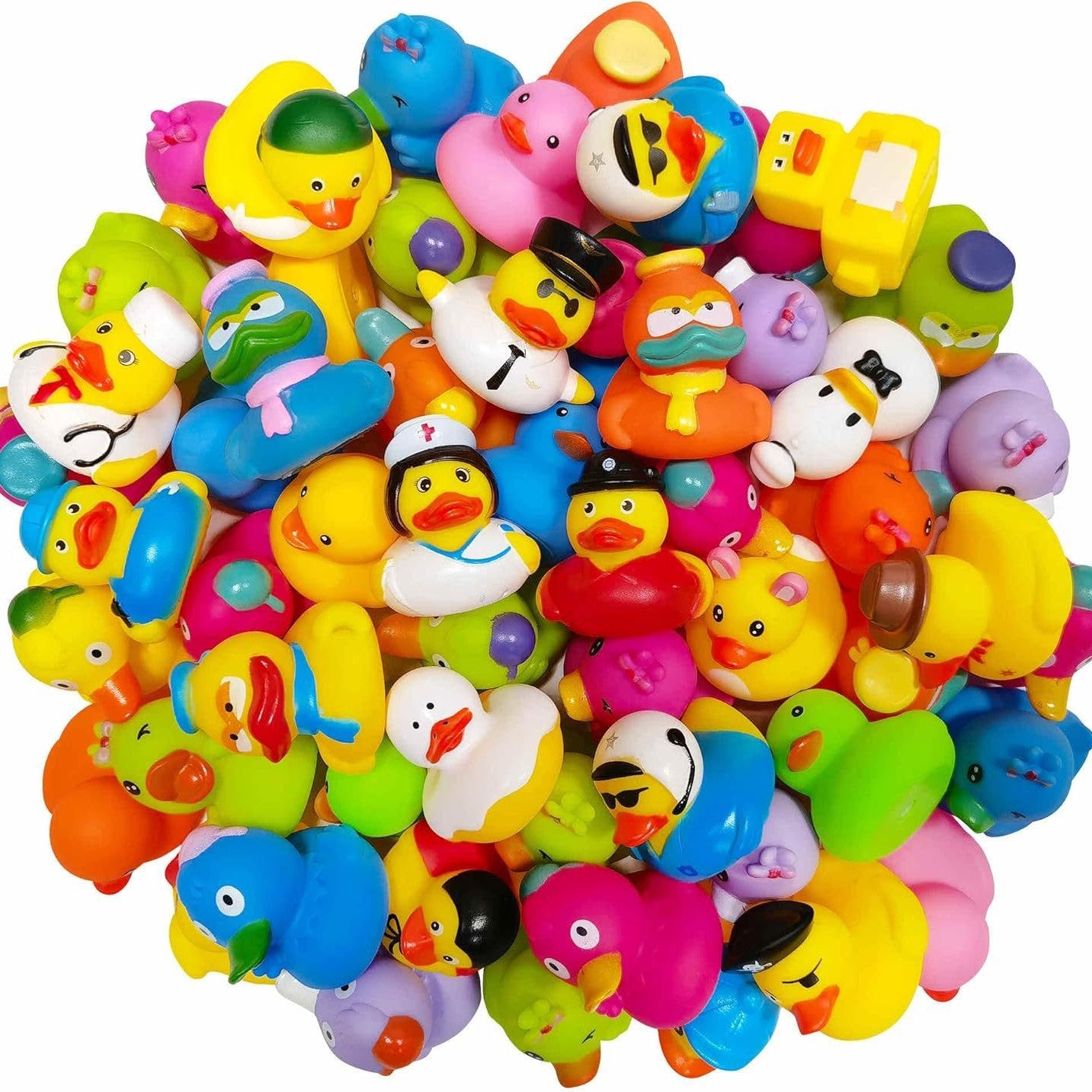 TrailDuck™ Bulk Jeep Ducks – Packs of 25, 50, 100, or 250 Rubber Ducks for Jeep Ducking Fun