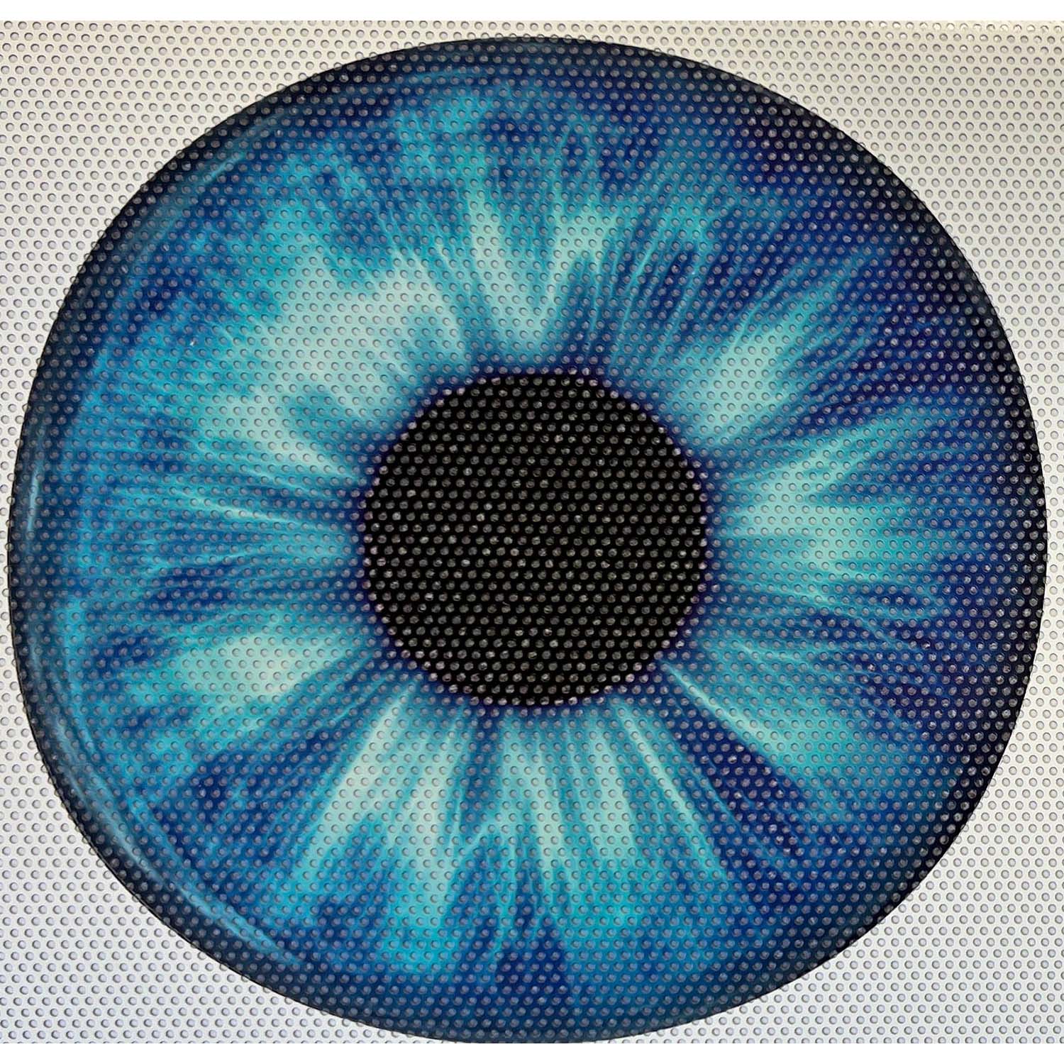Eyeball Round Headlight Overlay Graphics Kit Vinyl Decal Cover 2 Piece Set