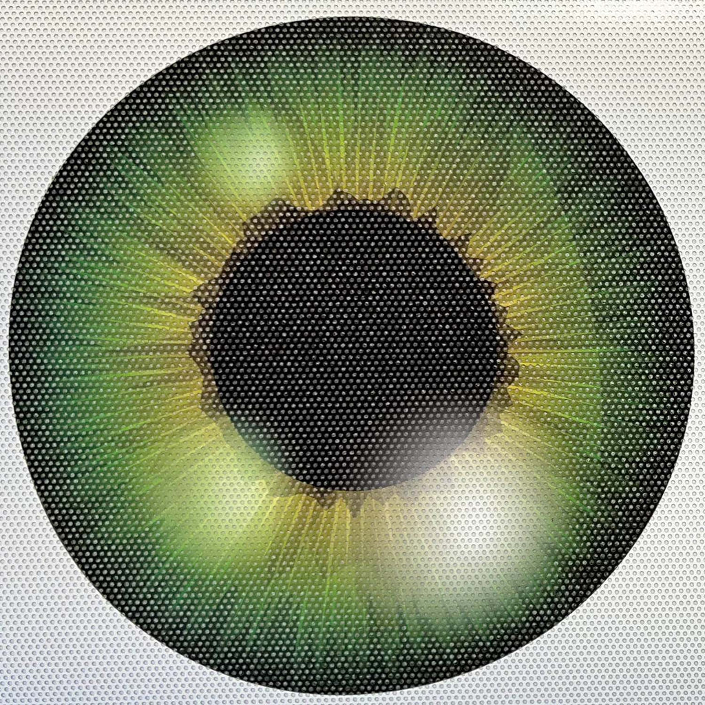 Eyeball Round Headlight Overlay Graphics Kit Vinyl Decal Cover 2 Piece Set