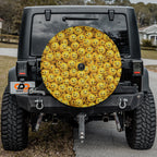 Happy Smiley Faces Spare Tire Cover