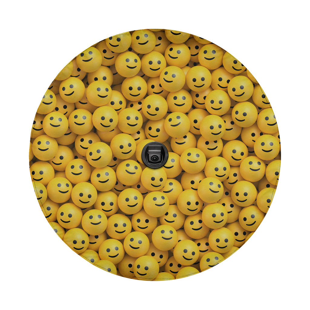 Happy Smiley Faces Spare Tire Cover