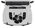 Hibiscus Hawaiian Flower Vinyl Transfer Decal