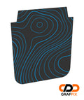 Topographical 2-Layer Blackout Vinyl Hood Graphic Decal - Fits 2018-Present JK/JKU Wrangler Models