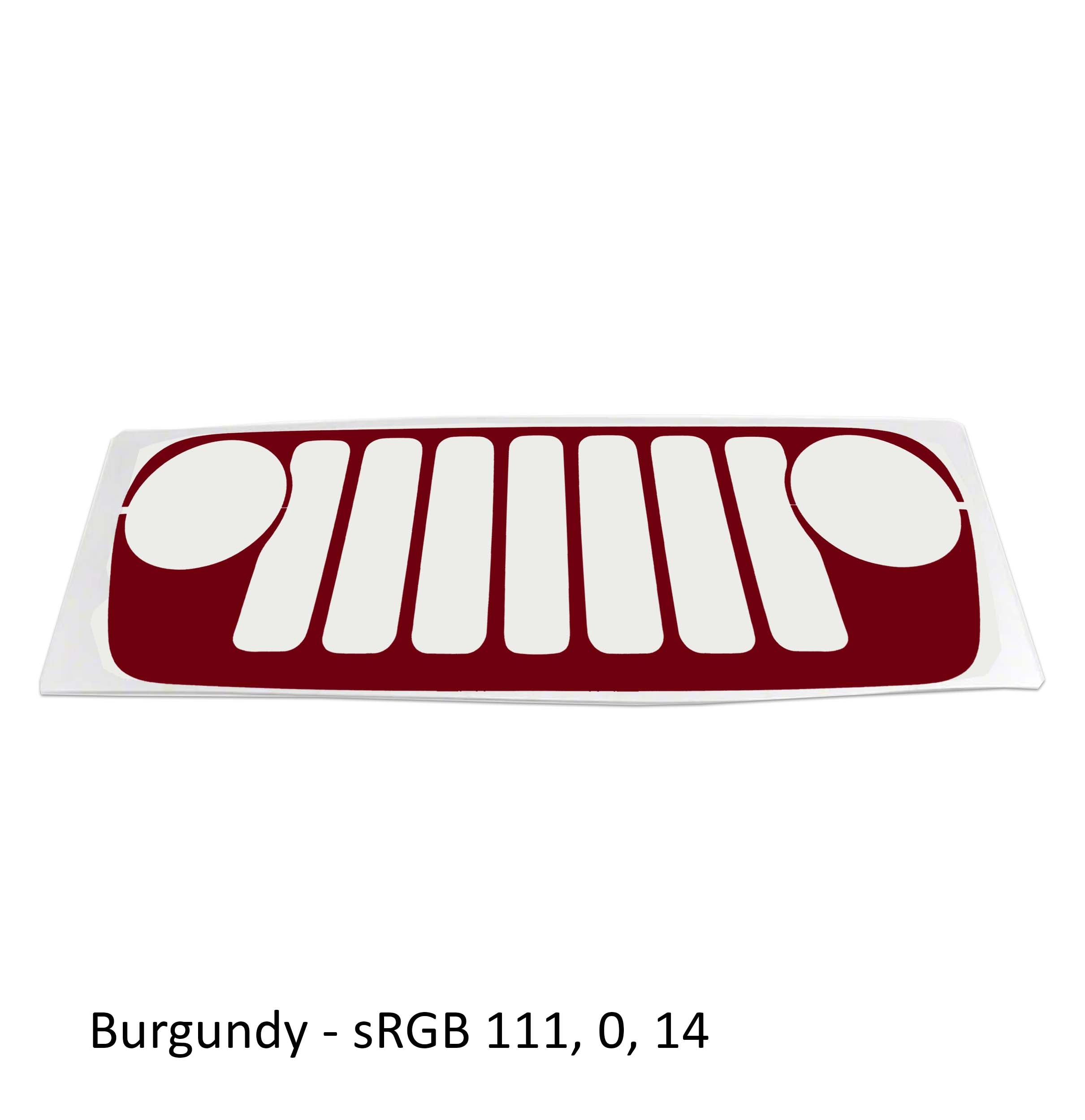 Grille Skin Vinyl Graphic for JL Wranglers & JT Gladiators 2018 - 2023