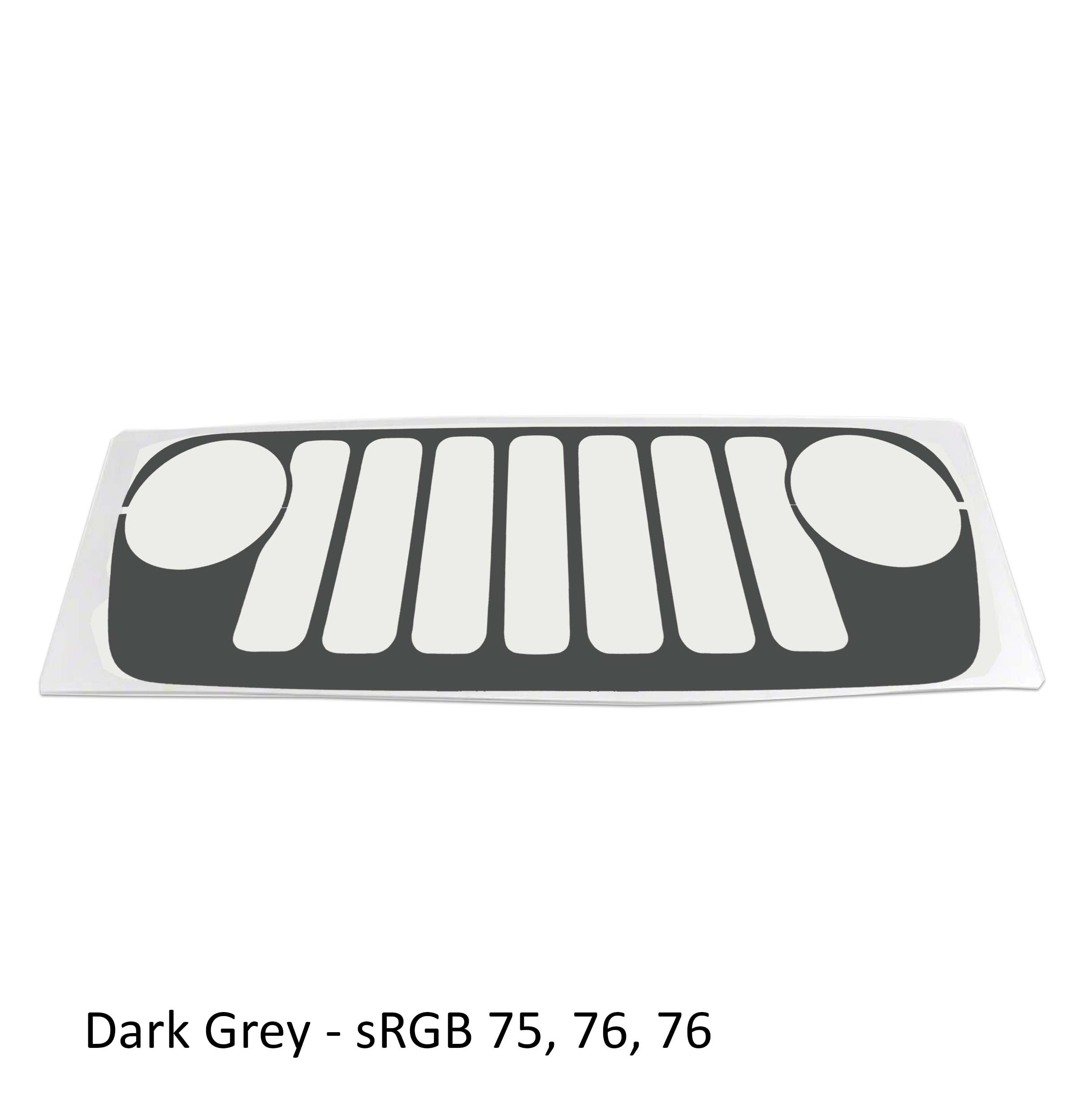 Grille Skin Vinyl Graphic for JL Wranglers & JT Gladiators 2018 - 2023