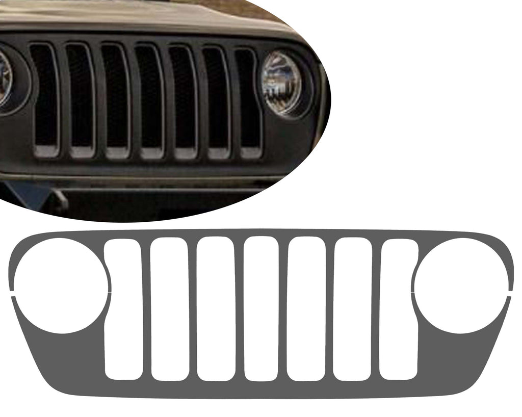 Grille Skin Vinyl Graphic for JL Wranglers & JT Gladiators 2018 - 2023