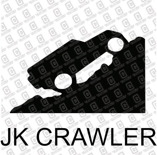 Jeep Windshield Corner Rock Climber Vinyl Decal