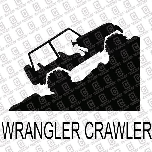 Windshield Easter Egg Corner Rock Climber Waterproof Vinyl Decal For Wranglers