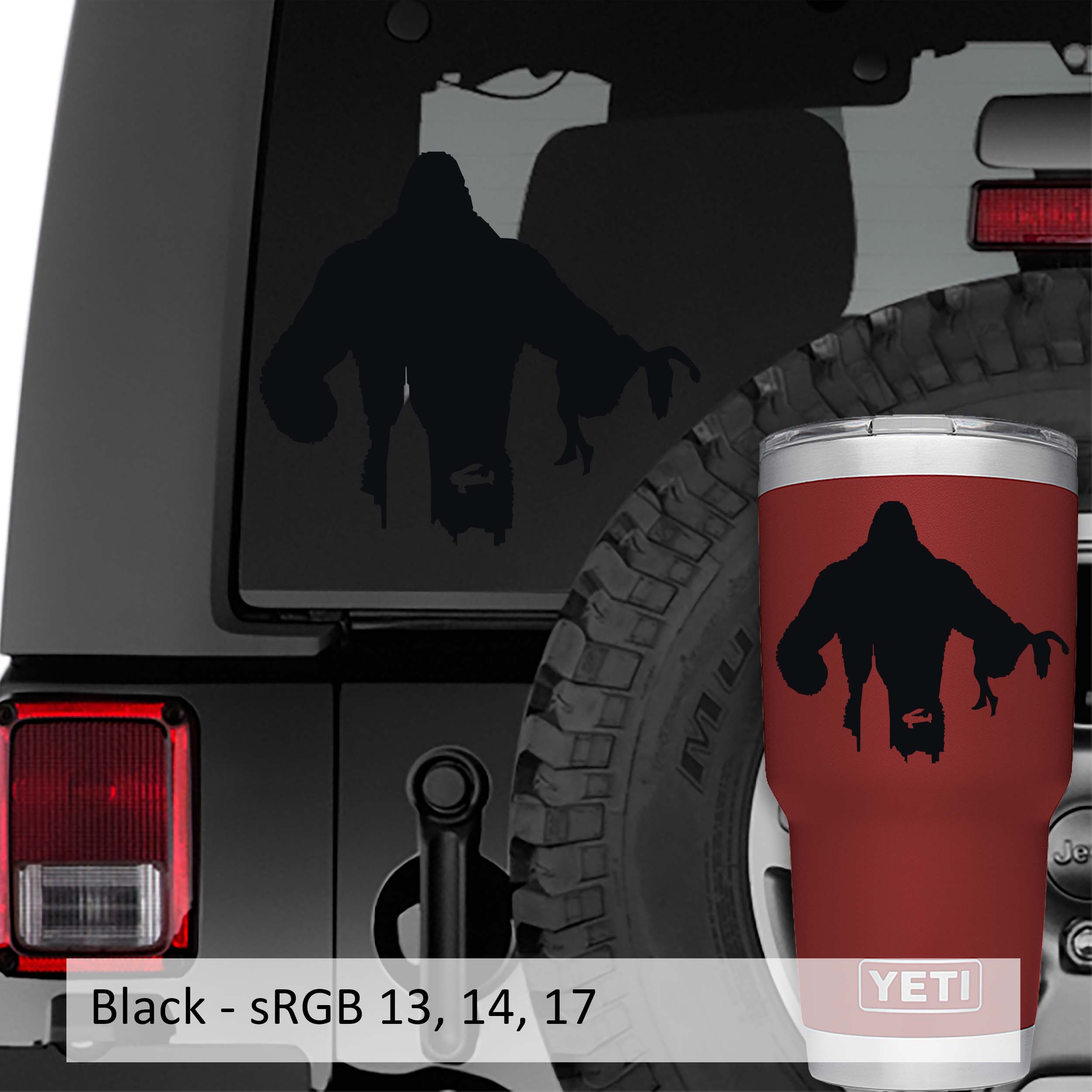 Classic King Kong Over New York City Skyline Vinyl Decal