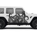 Octopus Kraken Tentacles Side Graphic Vinyl Decals Fits Jeep Wrangler JLU/Fits Jeep Gladiator JT