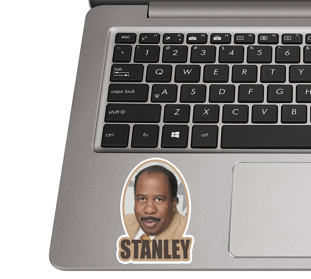 The Office Stanley Hudson Head Vinyl Sticker for Stanley Mugs