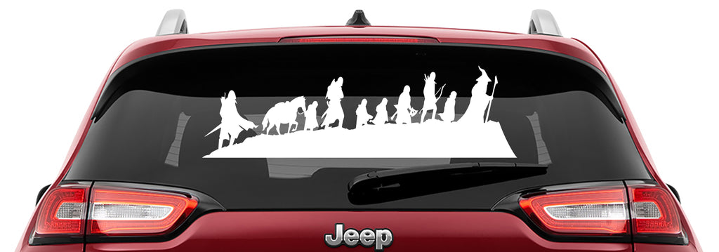 Lord Of The Rings The Fellowship of the Ring Caravan Waterproof Vinyl Decal