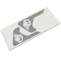 Black Leo the Lion head fender vent vinyl decal installed on Jeep Wrangler JL JLU