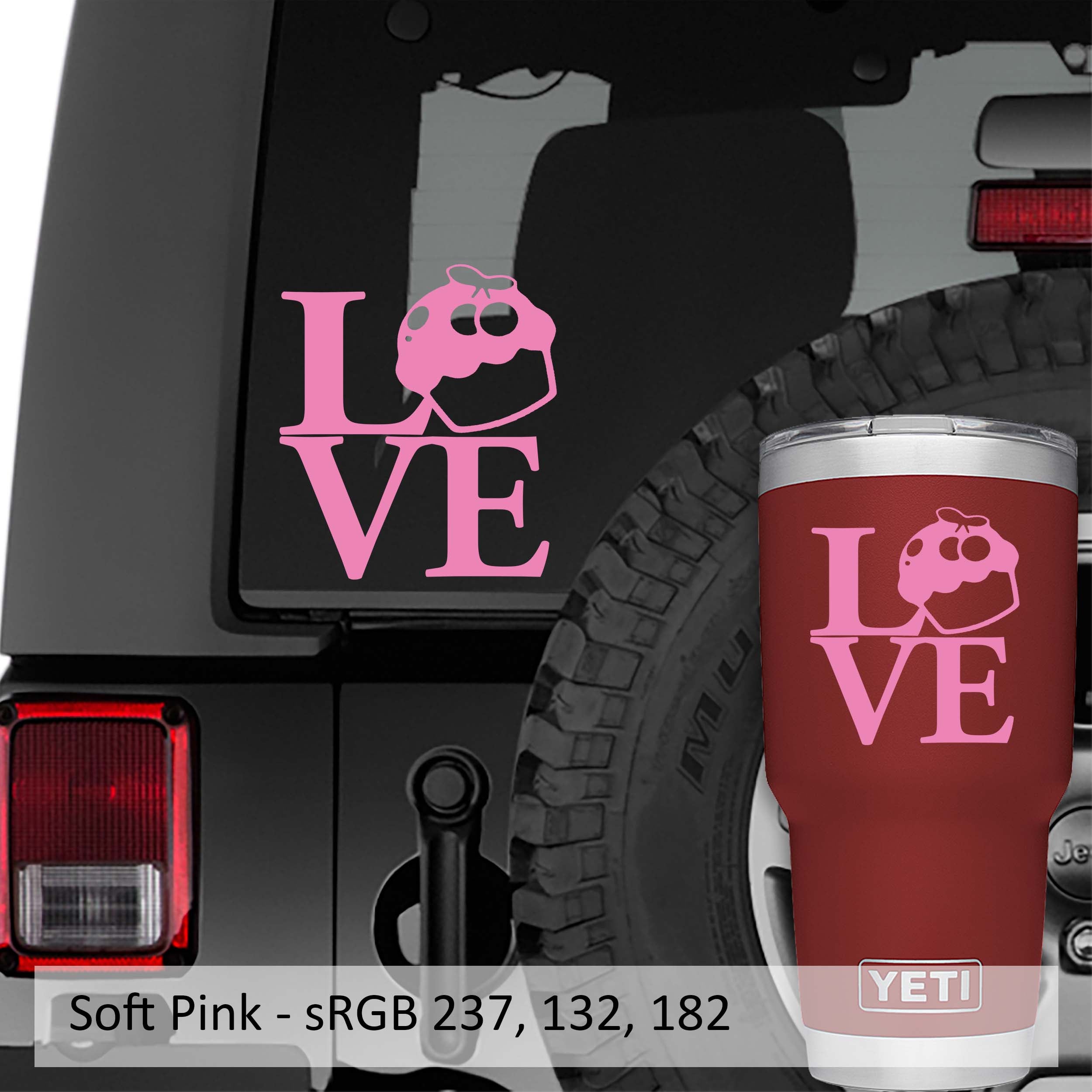 Love Cupcakes Vinyl Decal