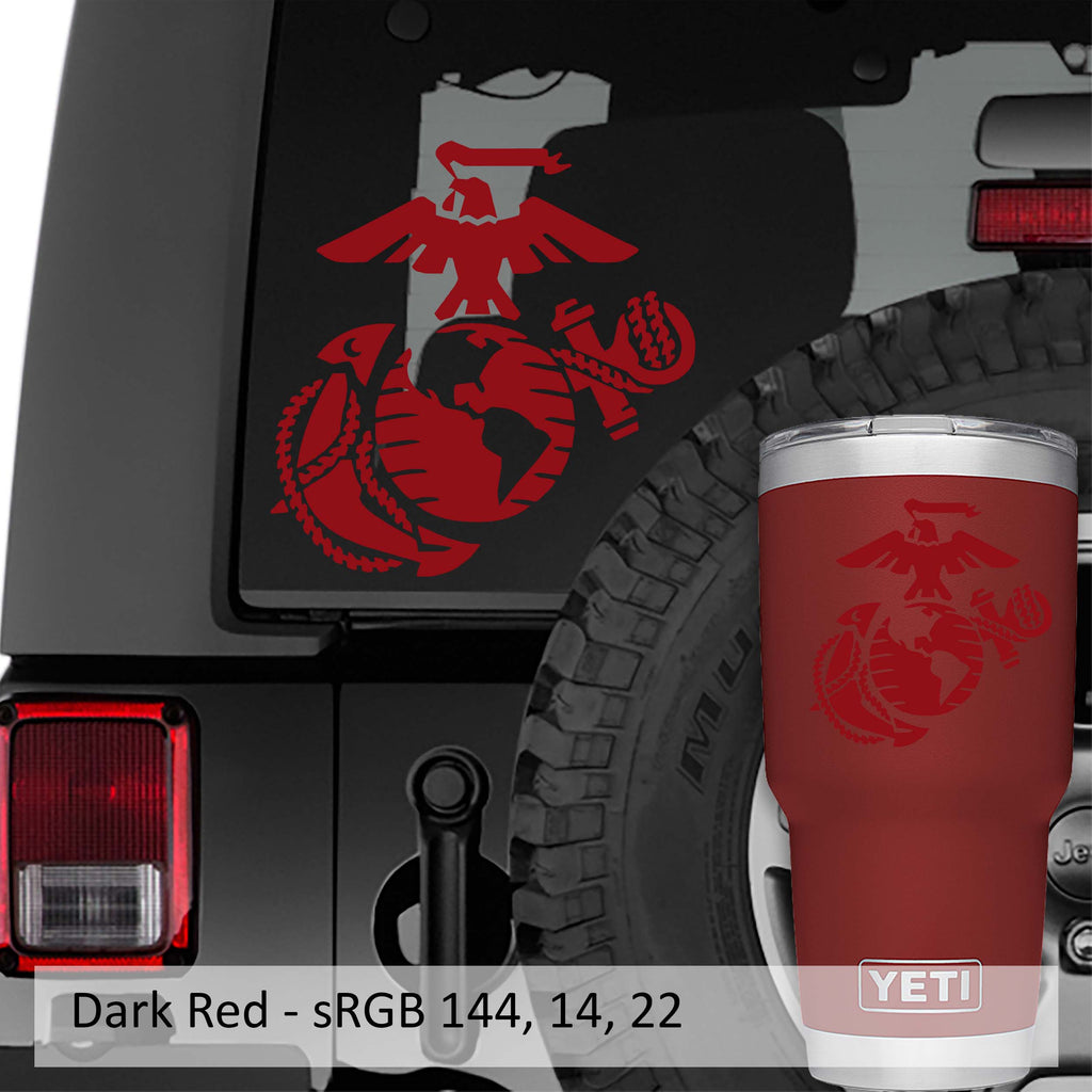 Marine Corps Eagle Globe Anchor EGA Vinyl Decal