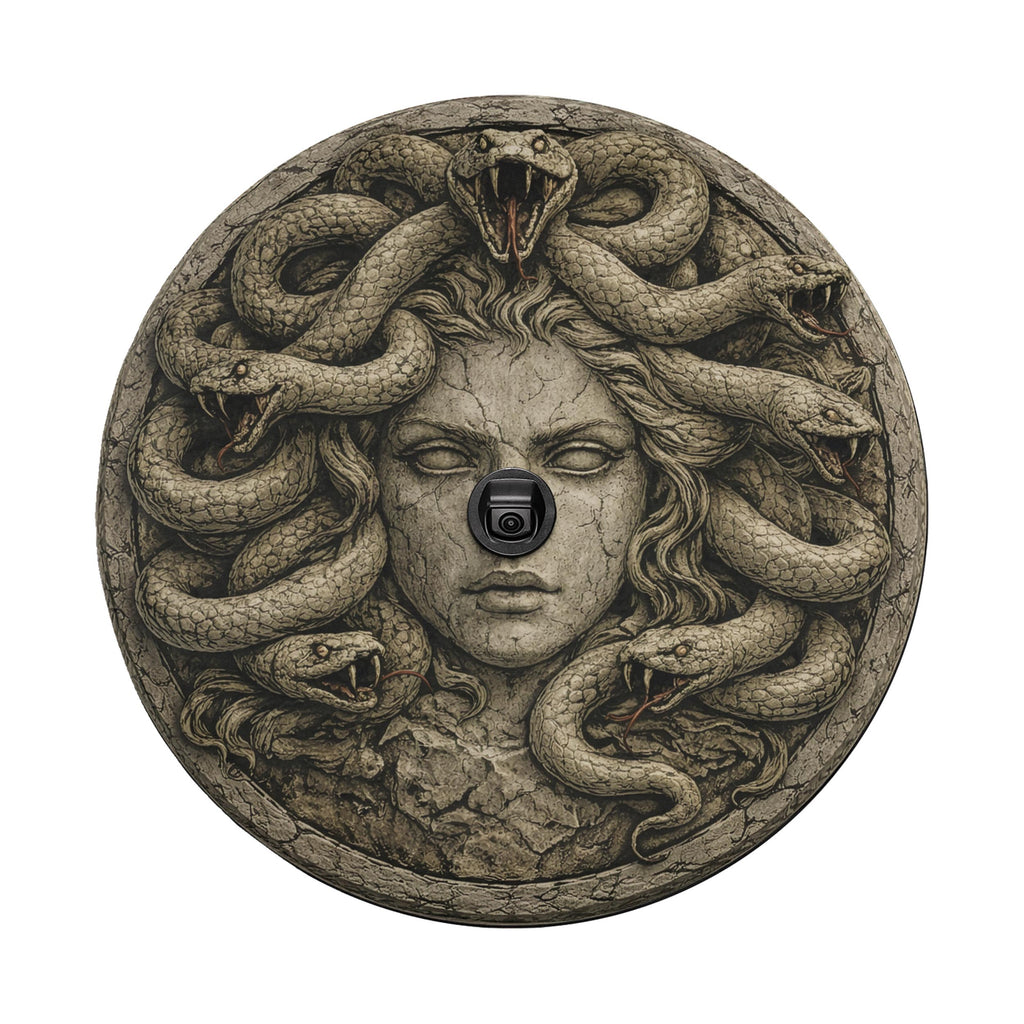 Medusa Gorgon Queen Spare Tire Cover