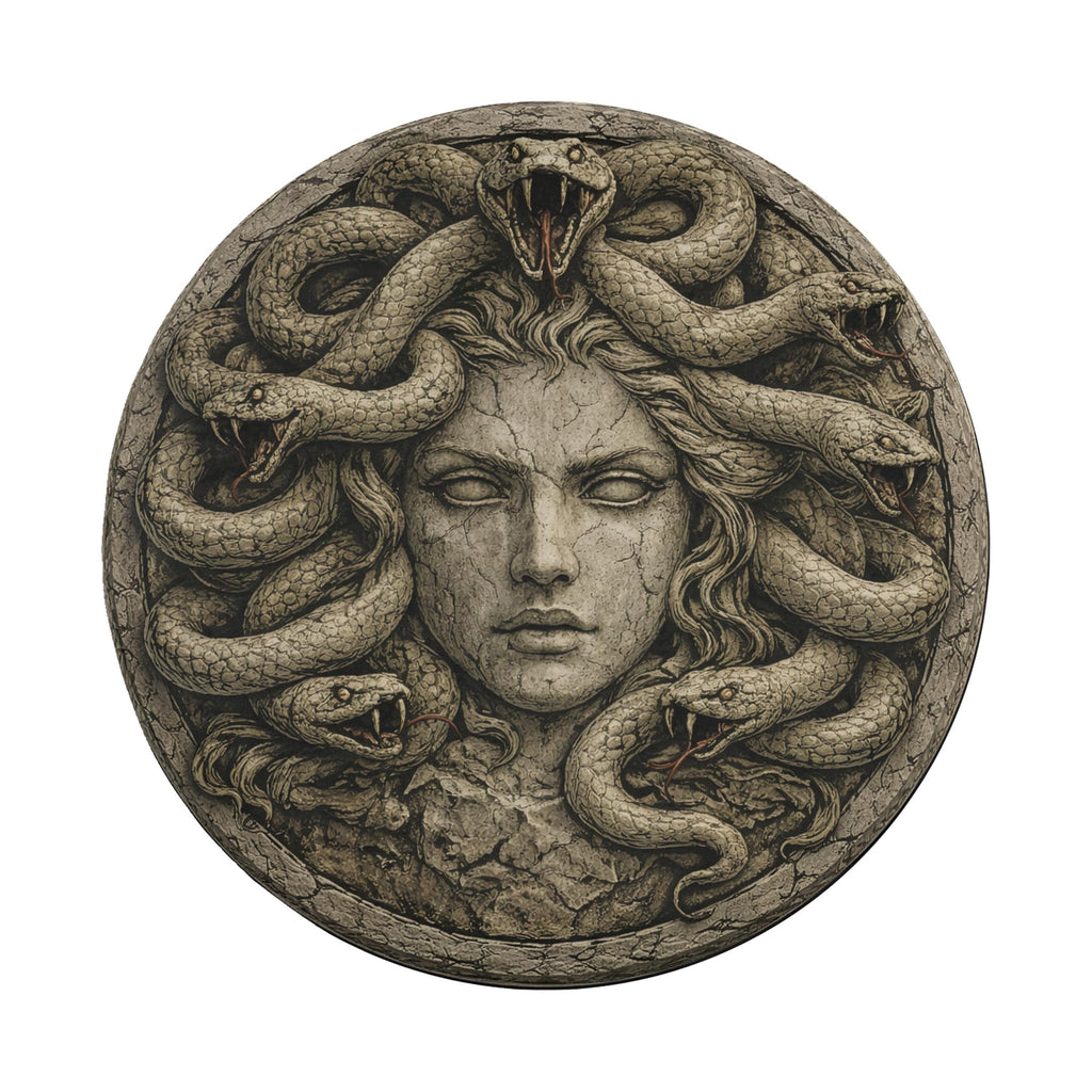 Medusa Gorgon Queen Spare Tire Cover
