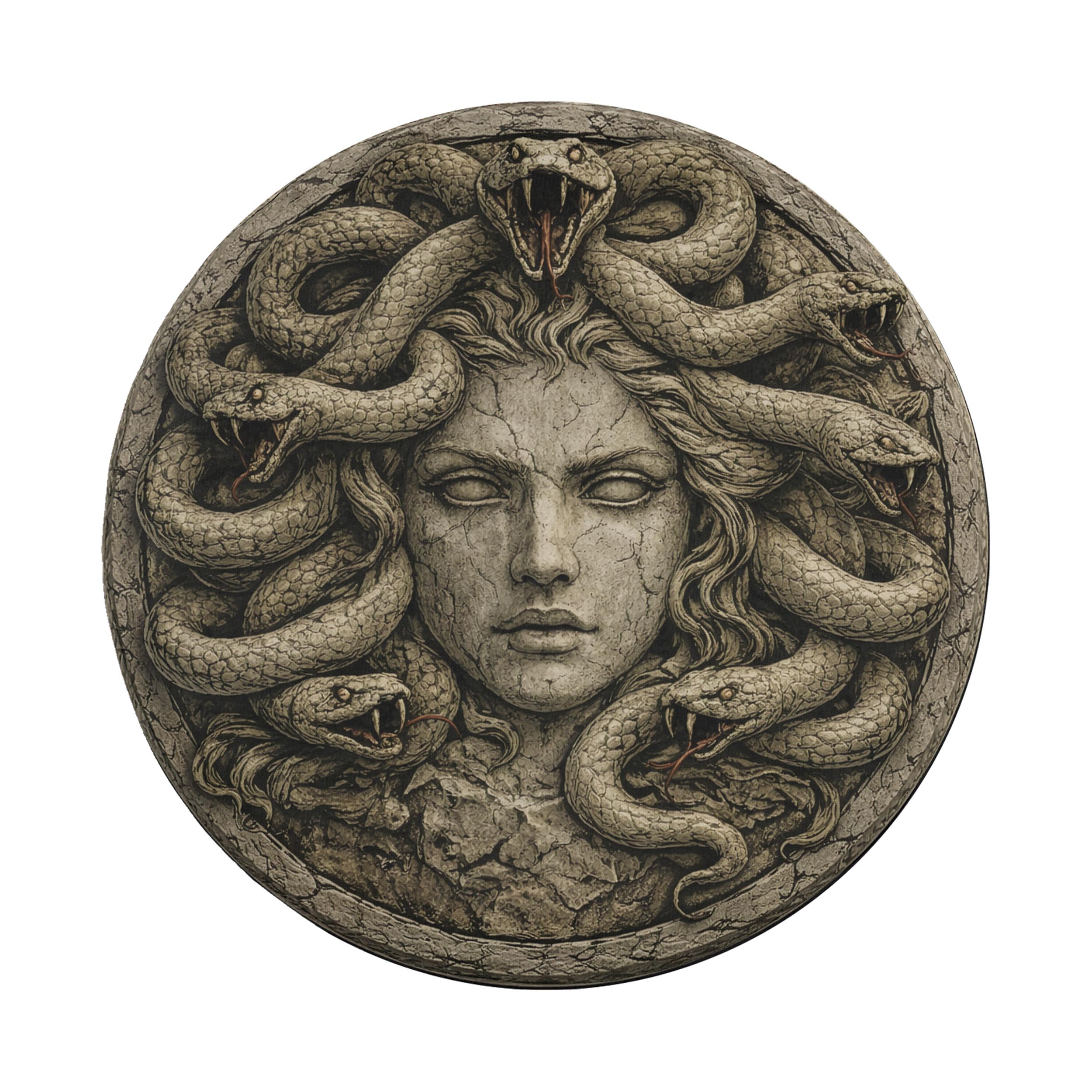 Medusa Gorgon Queen Spare Tire Cover
