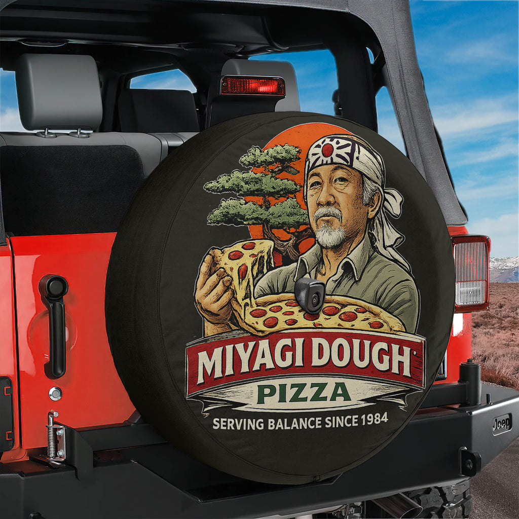 Miyagi Dough Pizza Spare Tire Cover