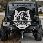 Customizable Horseshoe Spare Tire Cover
