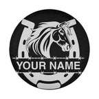 Customizable Horseshoe Spare Tire Cover