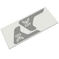 US Navy eagle anchor fender vent decal driver and passenger side layout for Jeep Wrangler JL JT