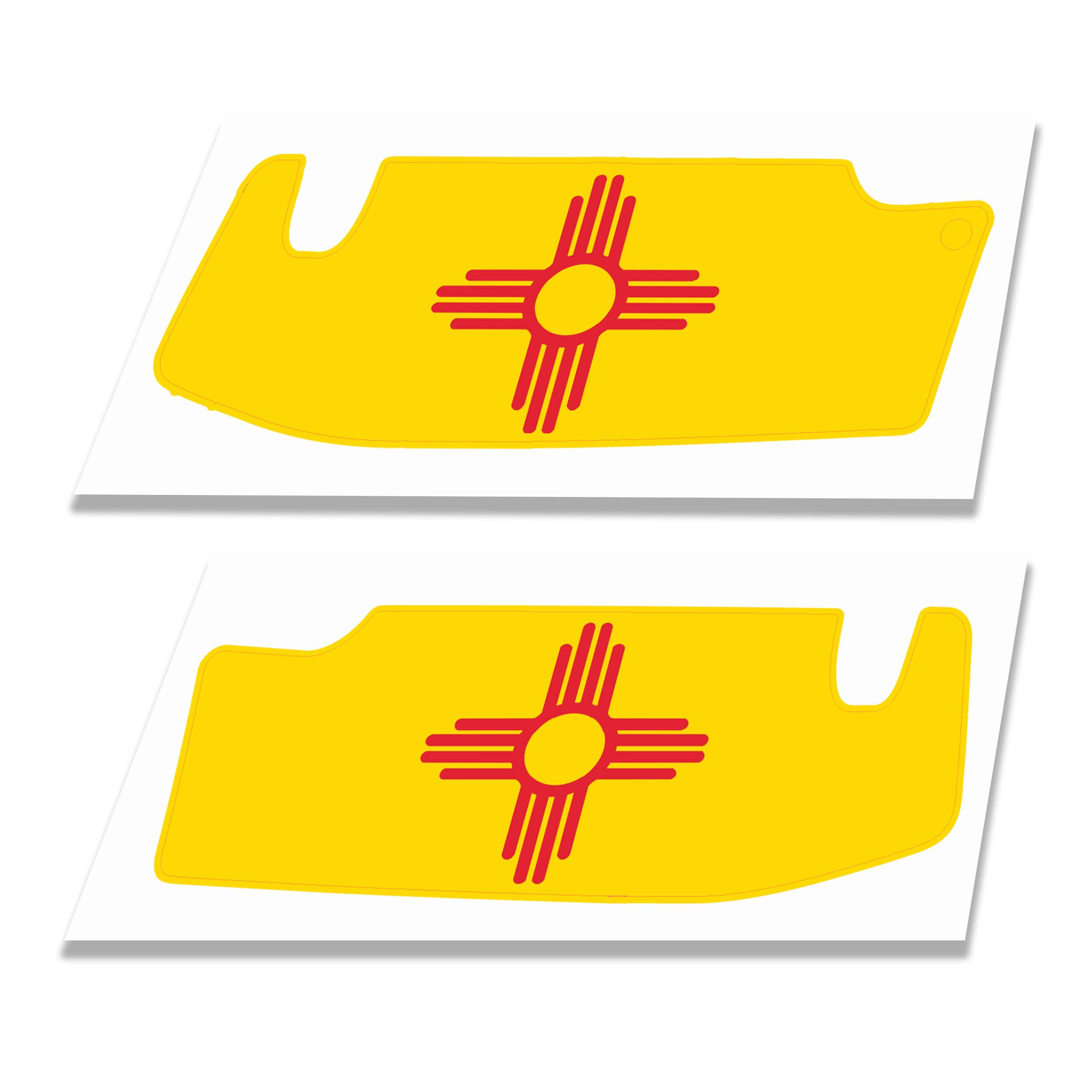 State Flag Sun Visor Overlay for Jeep JT Gladiator and Jeep Wrangler JL/JLU 2018+