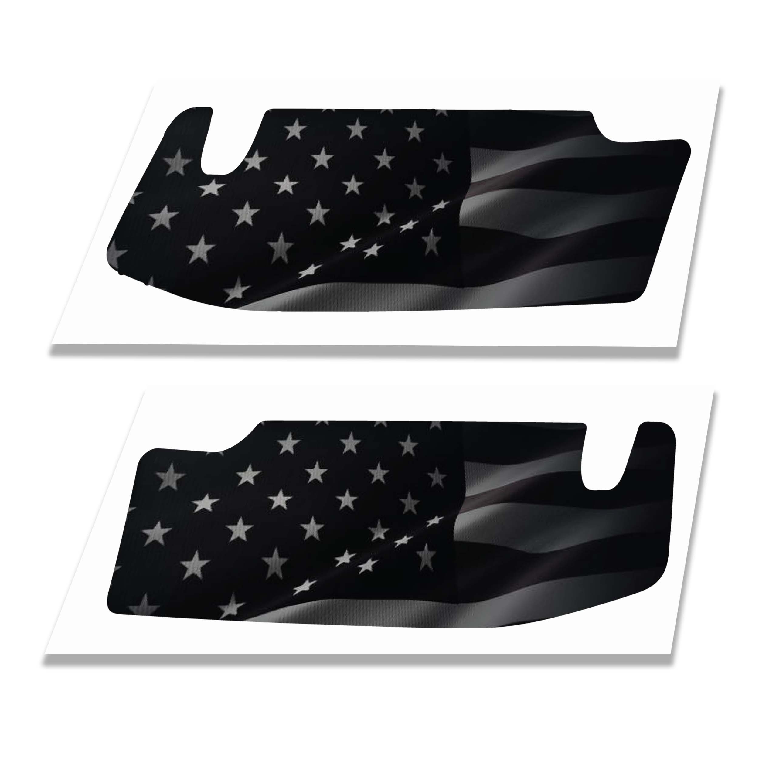 American Flag Sun Visor Overlay for Jeep JT Gladiator and Jeep Wrangler JL/JLU 2018+