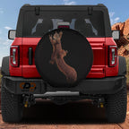 Hanging Peace Squirrel Spare Tire Cover