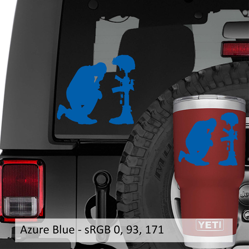 Remember Fallen Hero Vinyl Decal