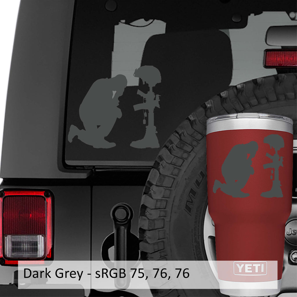 Remember Fallen Hero Vinyl Decal