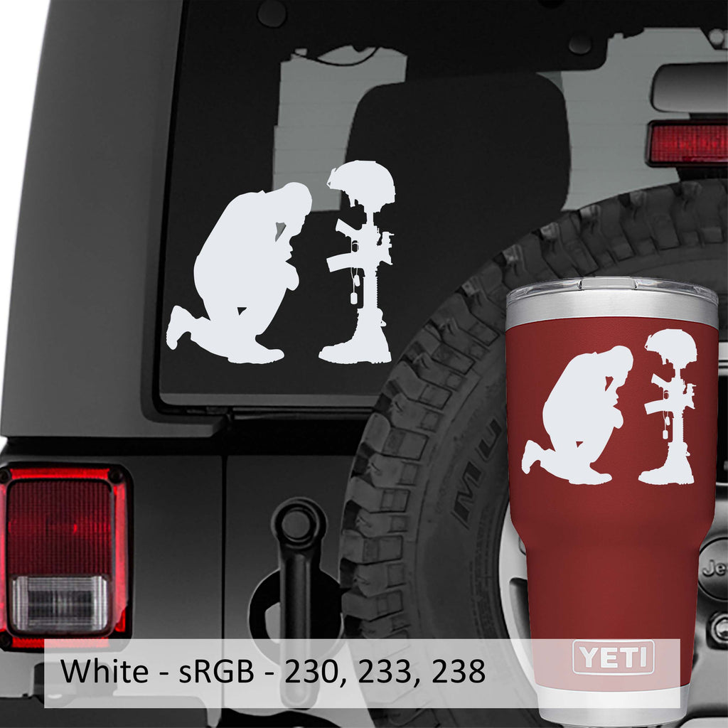 Remember Fallen Hero Vinyl Decal