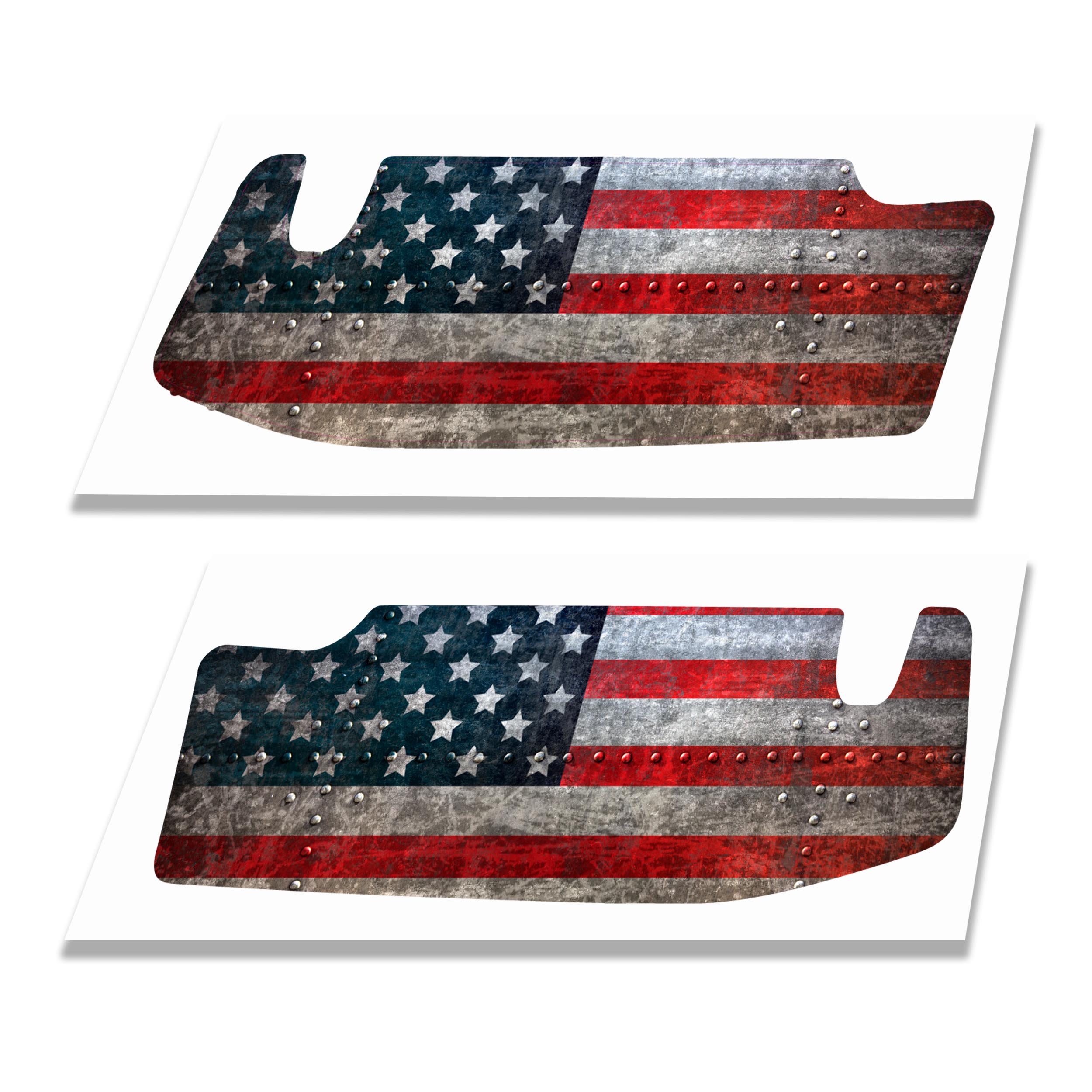 American Flag Sun Visor Overlay for Jeep JT Gladiator and Jeep Wrangler JL/JLU 2018+