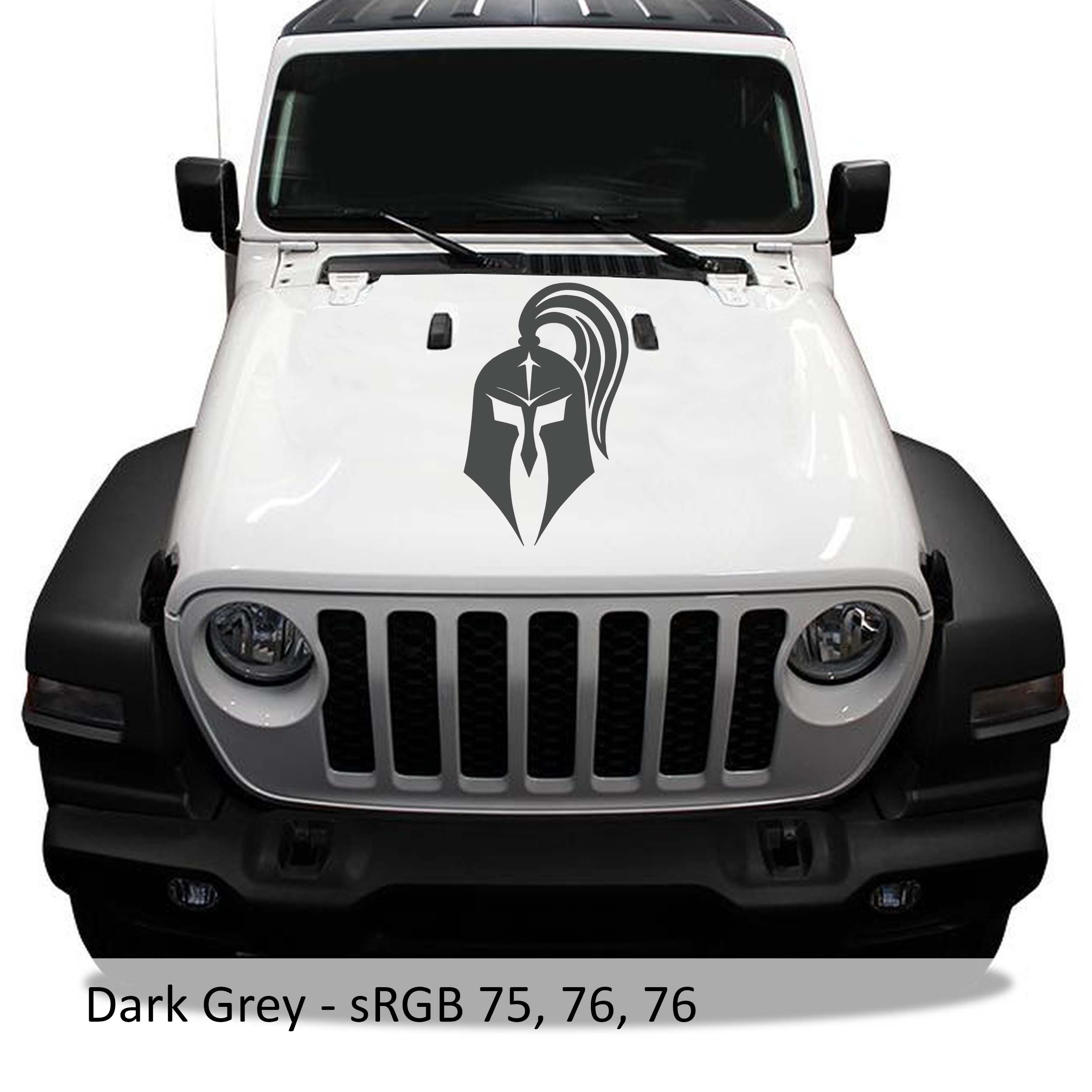 Roman Gladiator Helmet Hood Vinyl Decal