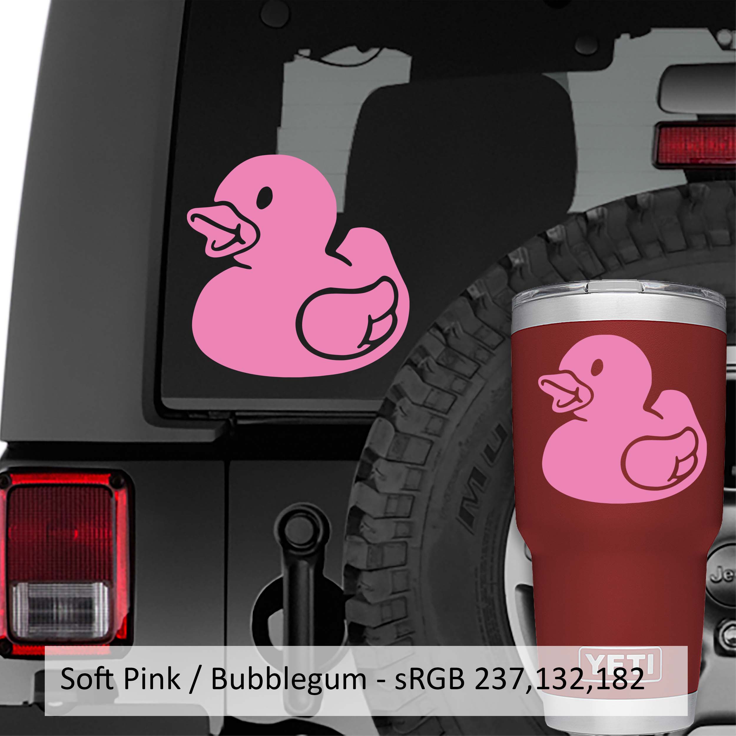  Rubber Ducky Vinyl Decal Sticker