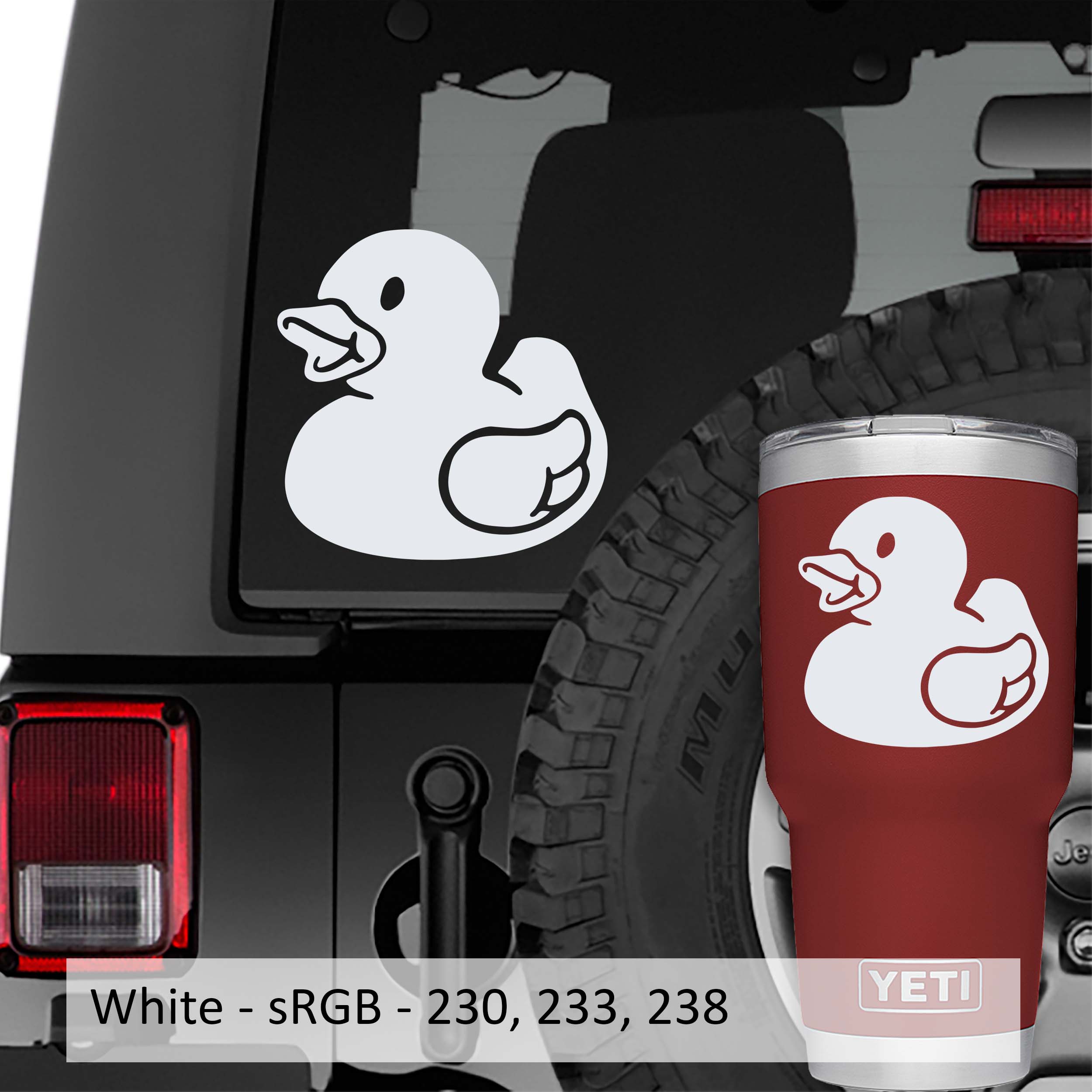  Rubber Ducky Vinyl Decal Sticker