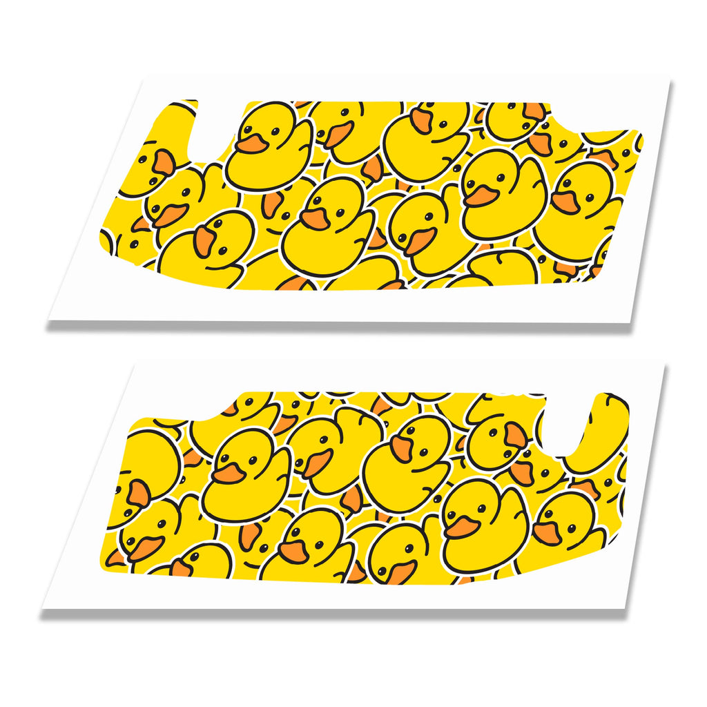 Rubber Duck Pattern Sun Visor Overlay for Jeep JT Gladiator and Jeep Wrangler JL/JLU 2018+