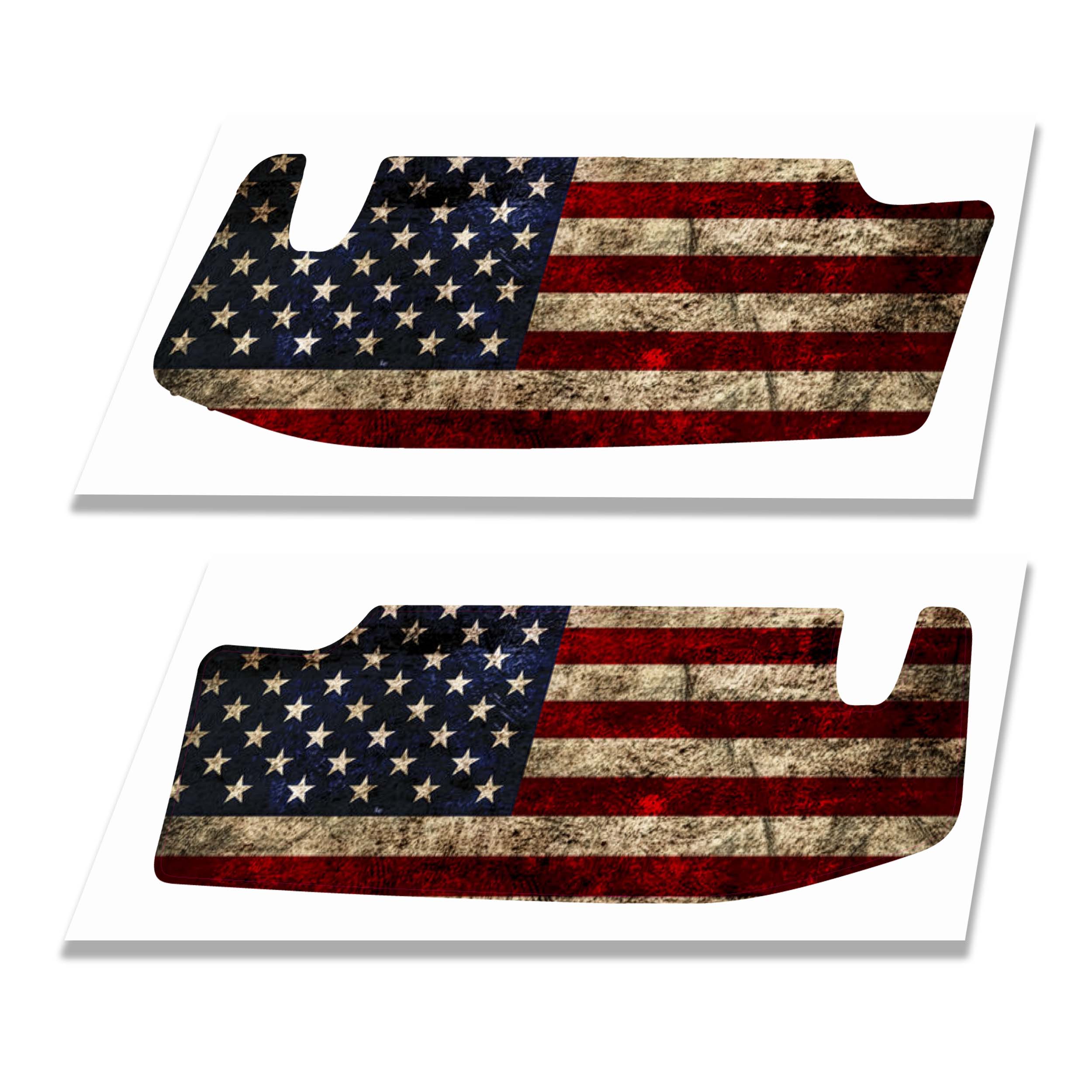 American Flag Sun Visor Overlay for Jeep JT Gladiator and Jeep Wrangler JL/JLU 2018+