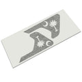 Black South Carolina state palmetto logo fender vent decal installed on Jeep Wrangler JL