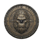 Bronze Compass Sasquatch Adventure Awaits Spare Tire Cover