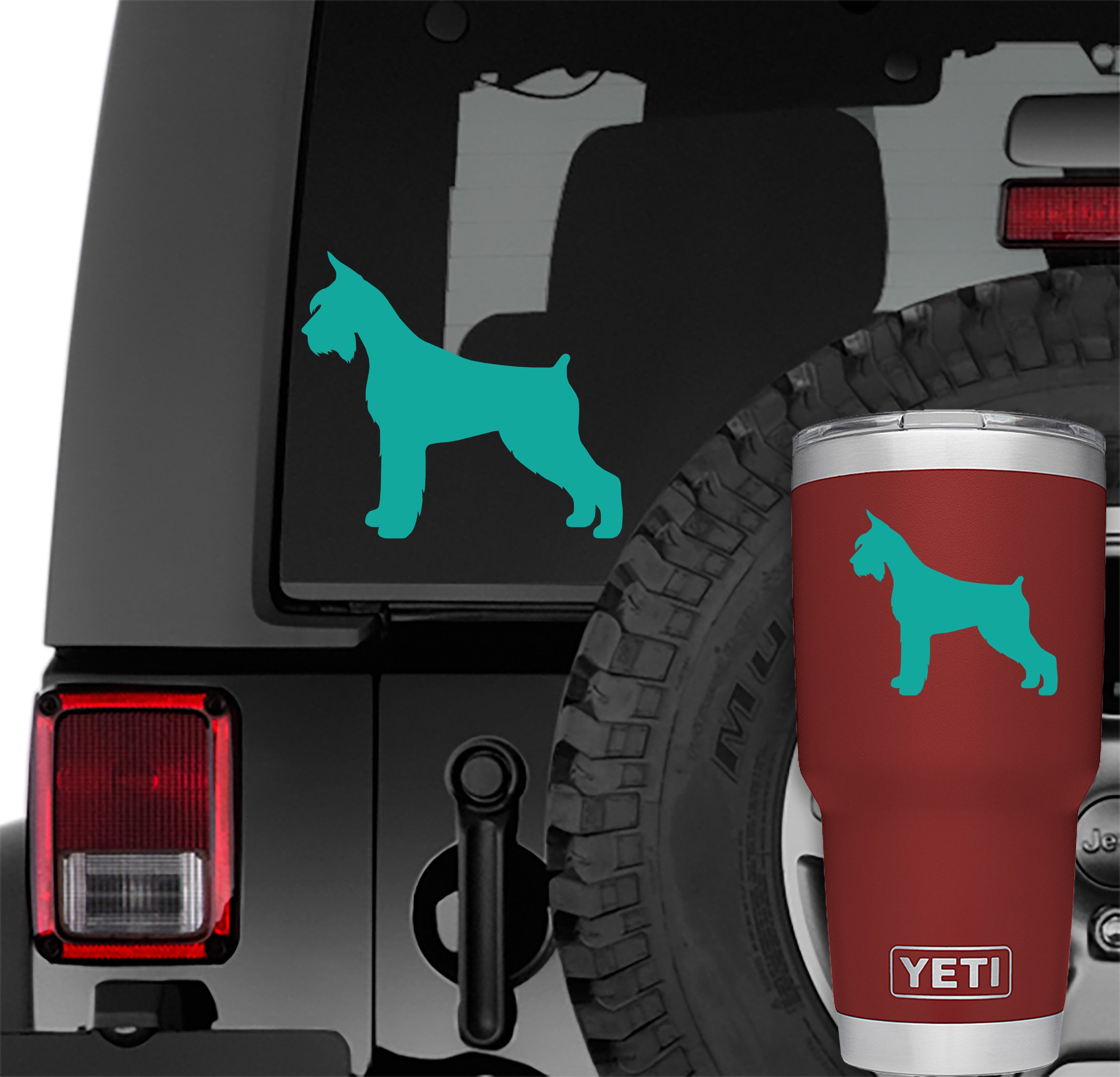 Giant Schnauzer Vinyl Decal