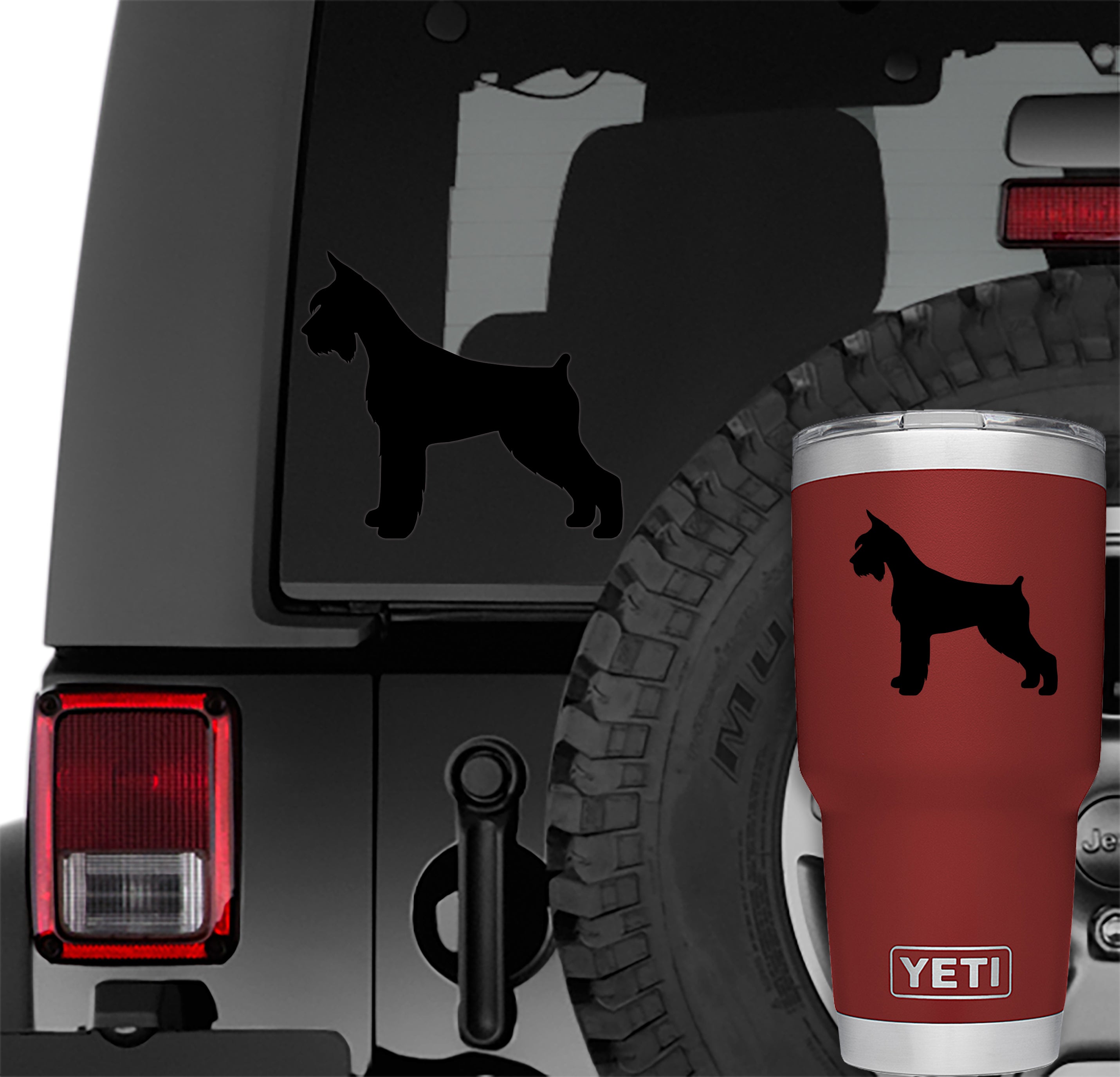 Giant Schnauzer Vinyl Decal