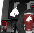 Schnauzer Head Profile Vinyl Decal